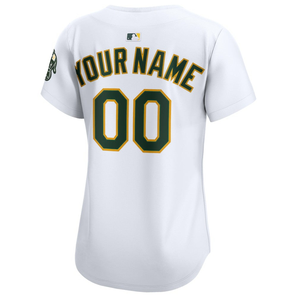 MLB Athletics Nike Women's Home Limited Custom Jersey