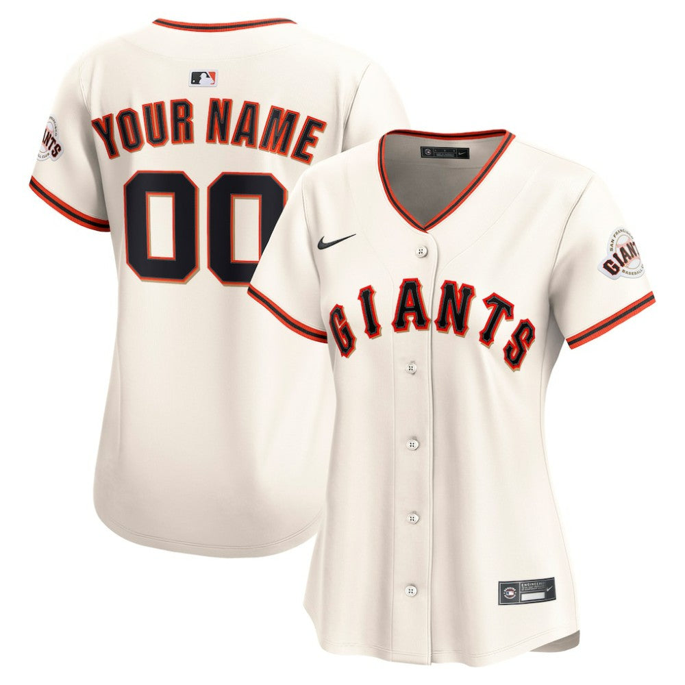 MLB San Francisco Giants Nike Women's Home Limited Custom Jersey