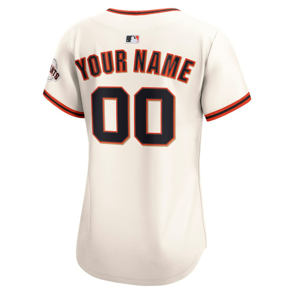 MLB San Francisco Giants Nike Women's Home Limited Custom Jersey
