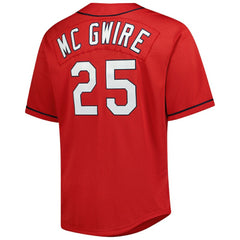 MLB Mark McGwire St. Louis Cardinals Mitchell & Ness Big & Tall Cooperstown Mesh Batting Practice Jersey