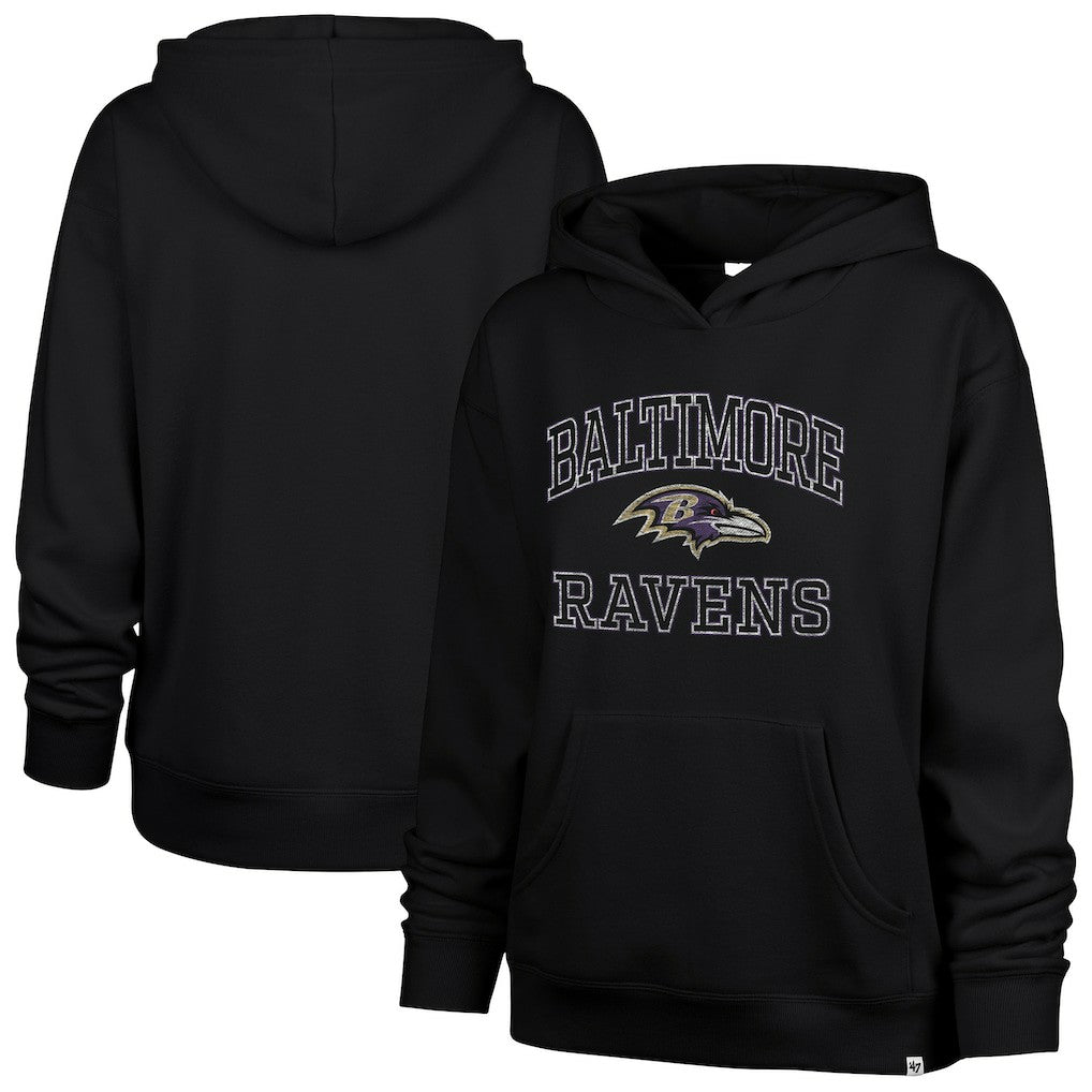 '47 Women's Clarity Naomi Hoodie - Baltimore Ravens