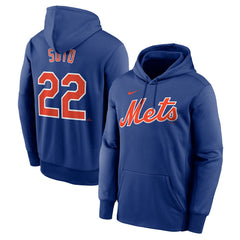 MLB Juan Soto New York Mets Nike Name & Number Pullover Hoodie