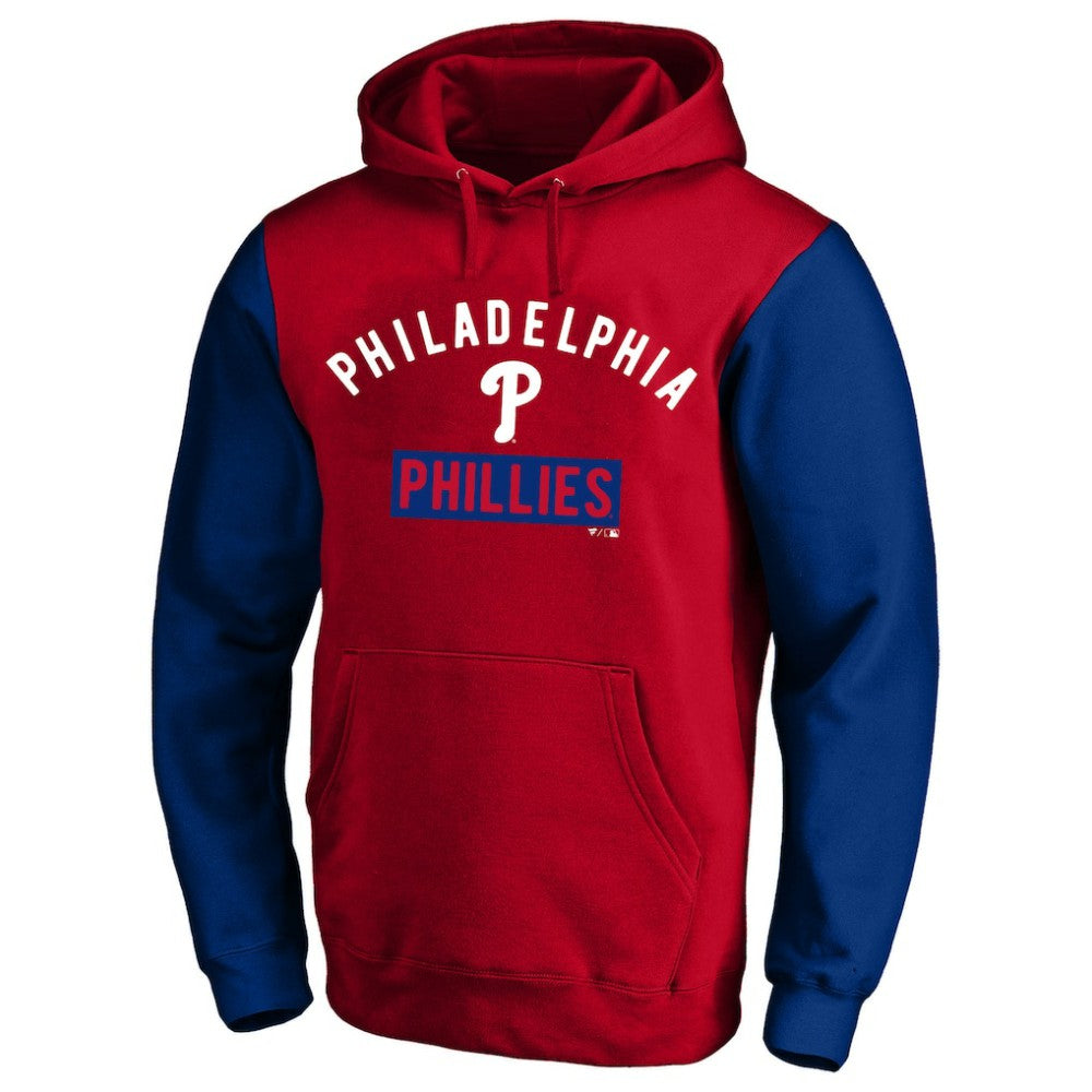 MLB Bryce Harper Philadelphia Phillies Profile Big & Tall Name & Number Fleece Pullover Hoodie