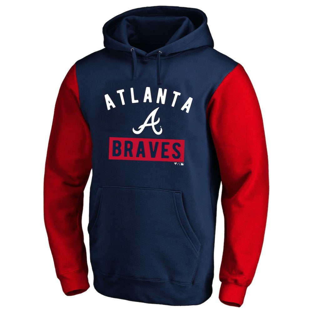 MLB Ronald Acuna Jr. Atlanta Braves Profile Big & Tall Name & Number Fleece Pullover Hoodie