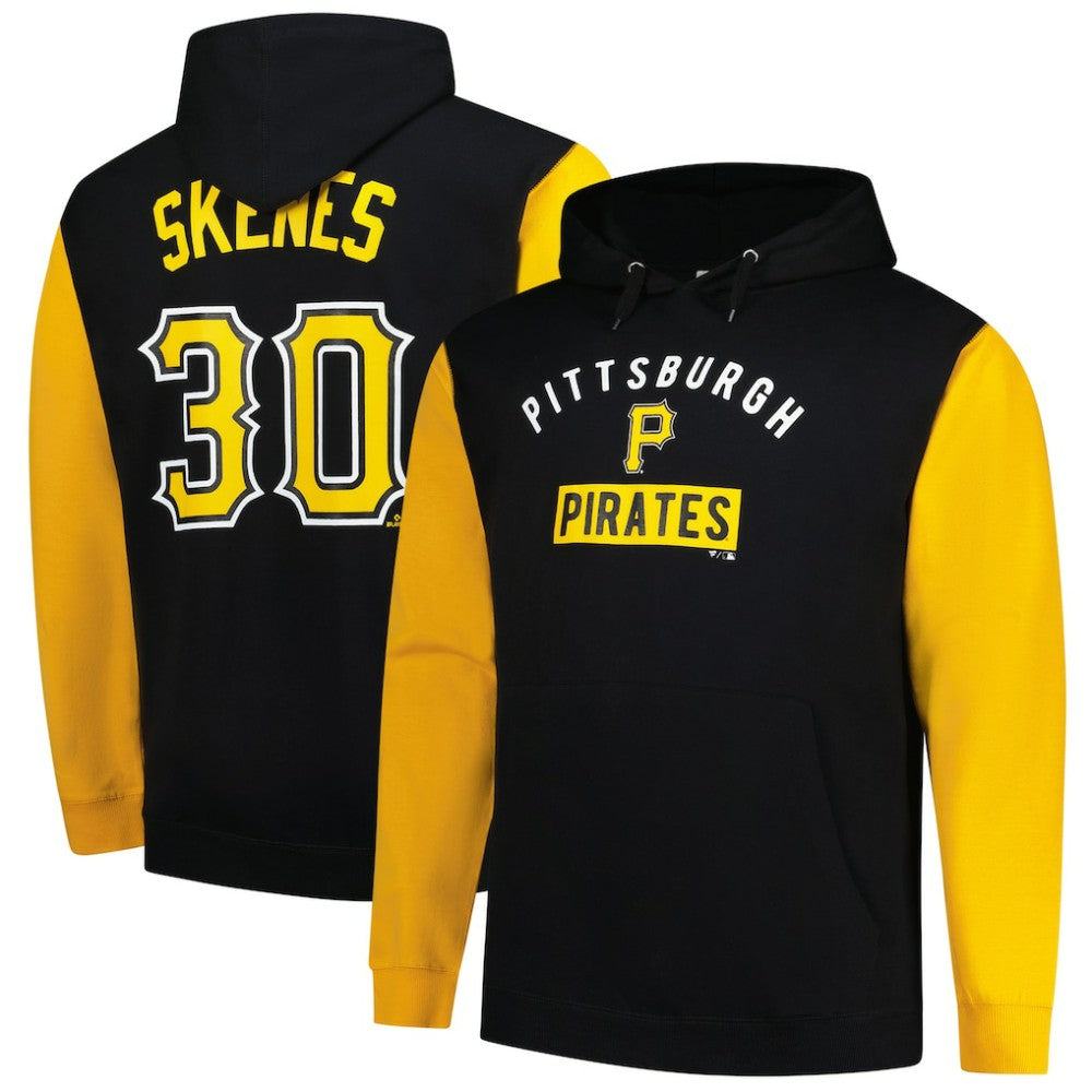 MLB Paul Skenes Pittsburgh Pirates Profile Big & Tall Fleece Pullover Hoodie
