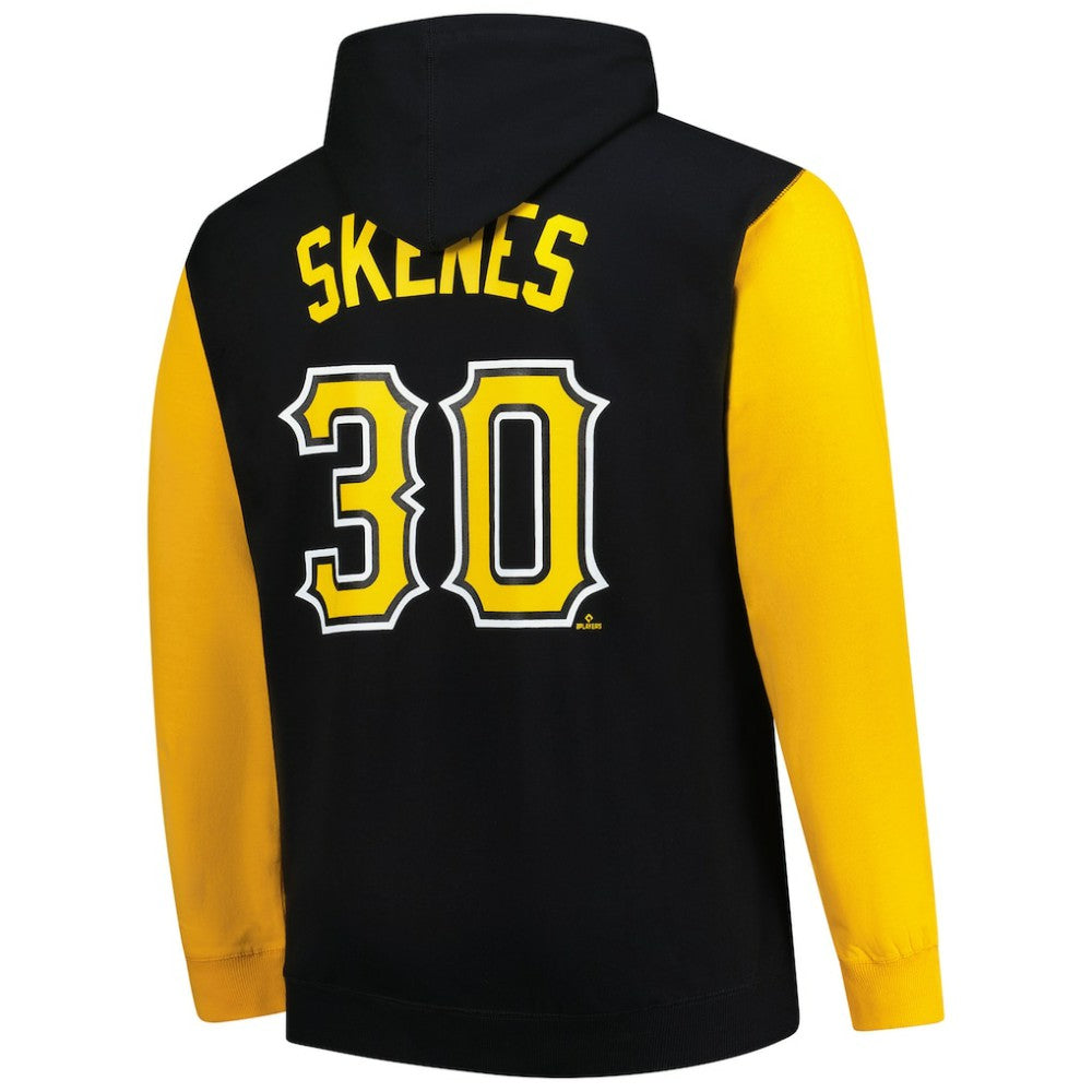 MLB Paul Skenes Pittsburgh Pirates Profile Big & Tall Fleece Pullover Hoodie