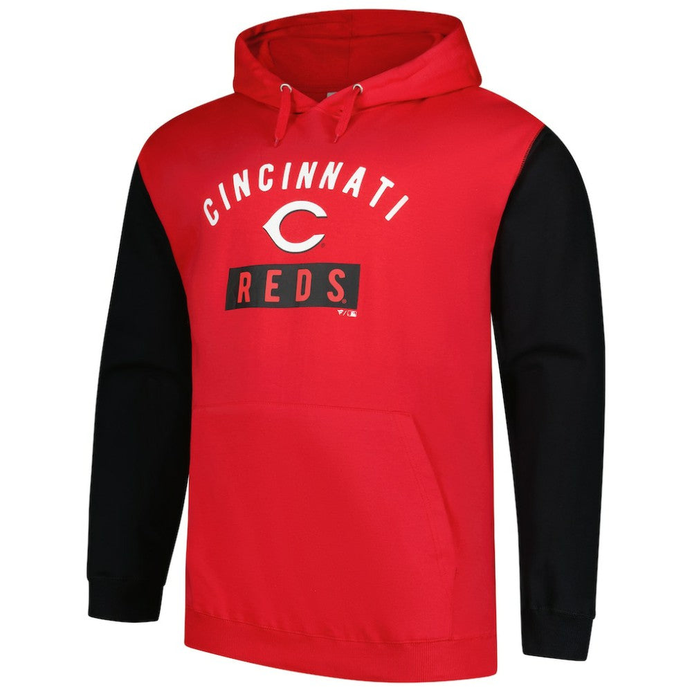 MLB Elly De La Cruz Cincinnati Reds Profile Big & Tall Fleece Pullover Hoodie