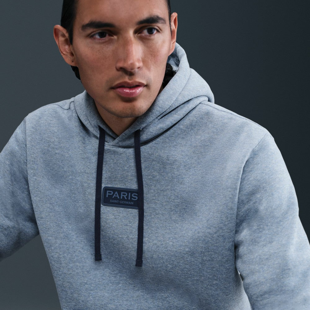 Paris Saint-Germain Club Pullover Hoodie - Nike Heather Navy