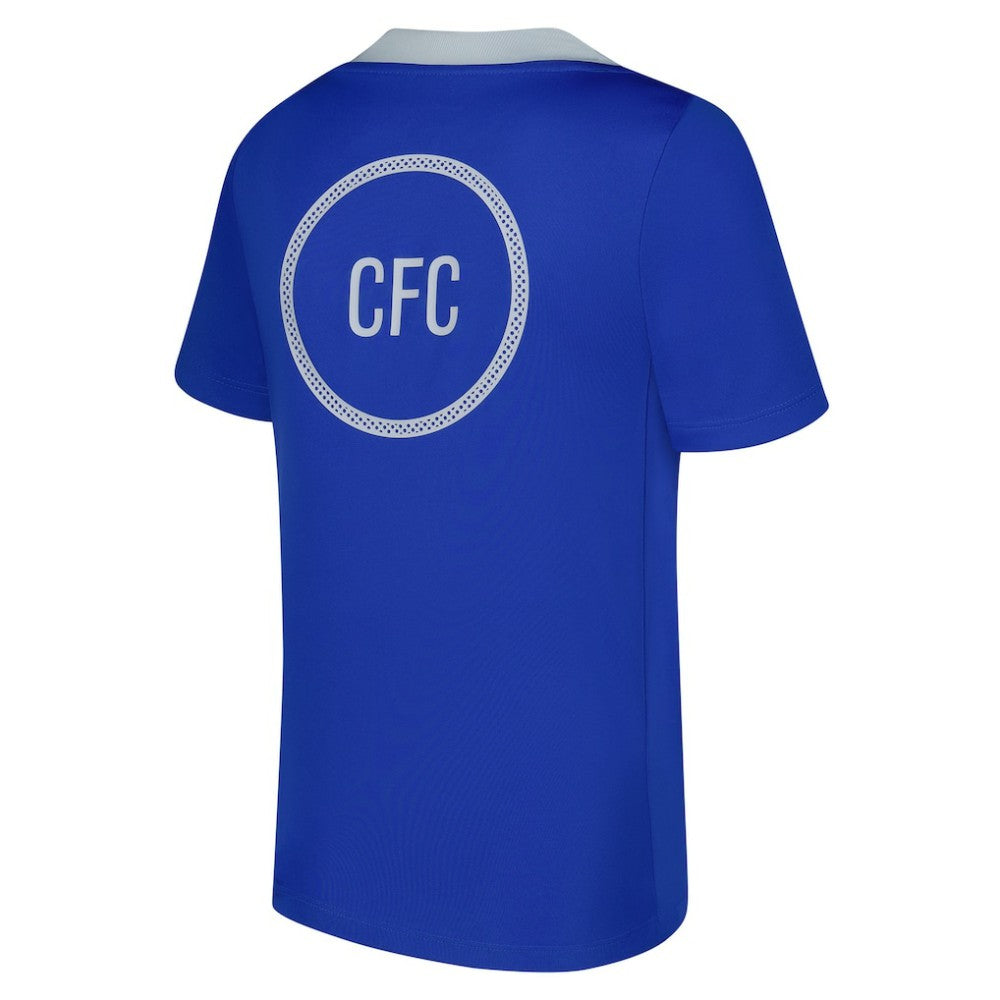 Chelsea Youth 2025/26 Third Academy Pro Pre-Match Dri-Fit Top - Nike Blue