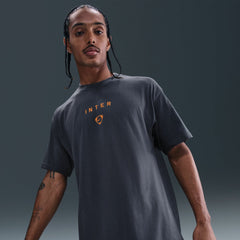 Inter Milan T90 Wordmark T-Shirt - Nike Gray