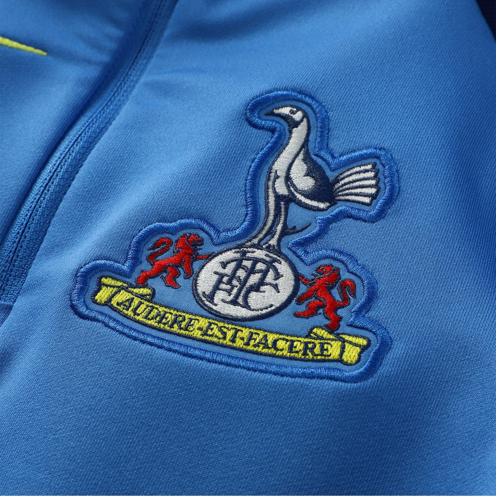 Tottenham Hotspur Youth 2025/26 Strike Drill Quarter-Zip Dri-FIT Long Sleeve Top - Nike Blue