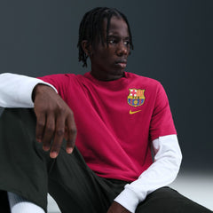 Barcelona Crest T-Shirt - Nike Red