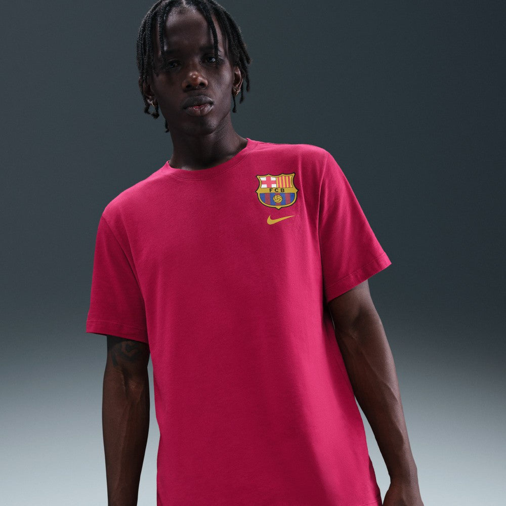 Barcelona Crest T-Shirt - Nike Red
