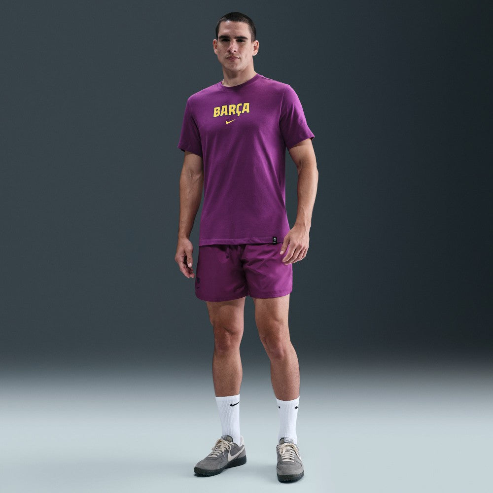 Barcelona 2025/26 Wordmark T-Shirt - Nike Purple