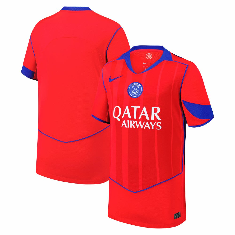 Paris Saint-Germain Youth 2025/26 Third Replica Jersey - Nike Red