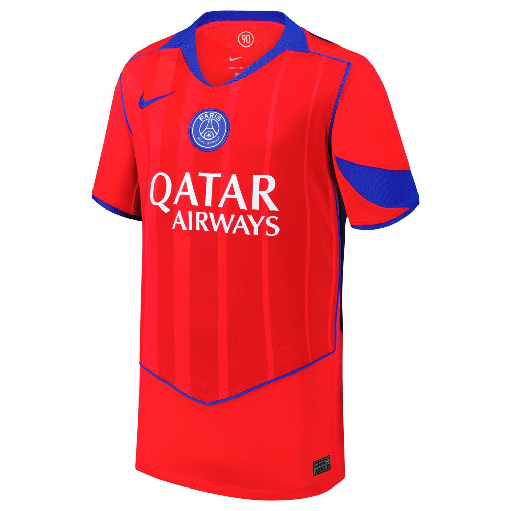 Paris Saint-Germain Youth 2025/26 Third Replica Jersey - Nike Red