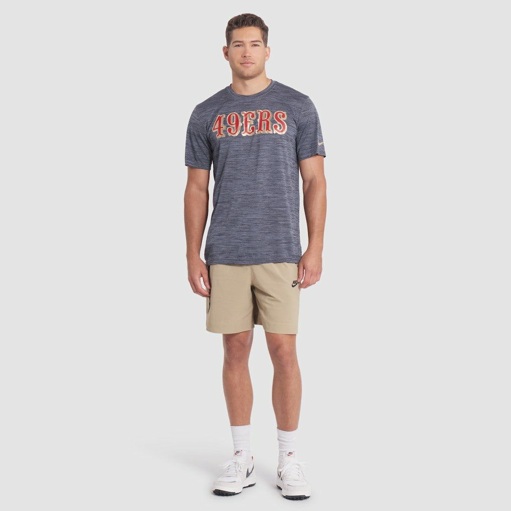 2025 Rivalries Collection Sideline Velocity Dri-FIT T-Shirt - San Francisco 49ers