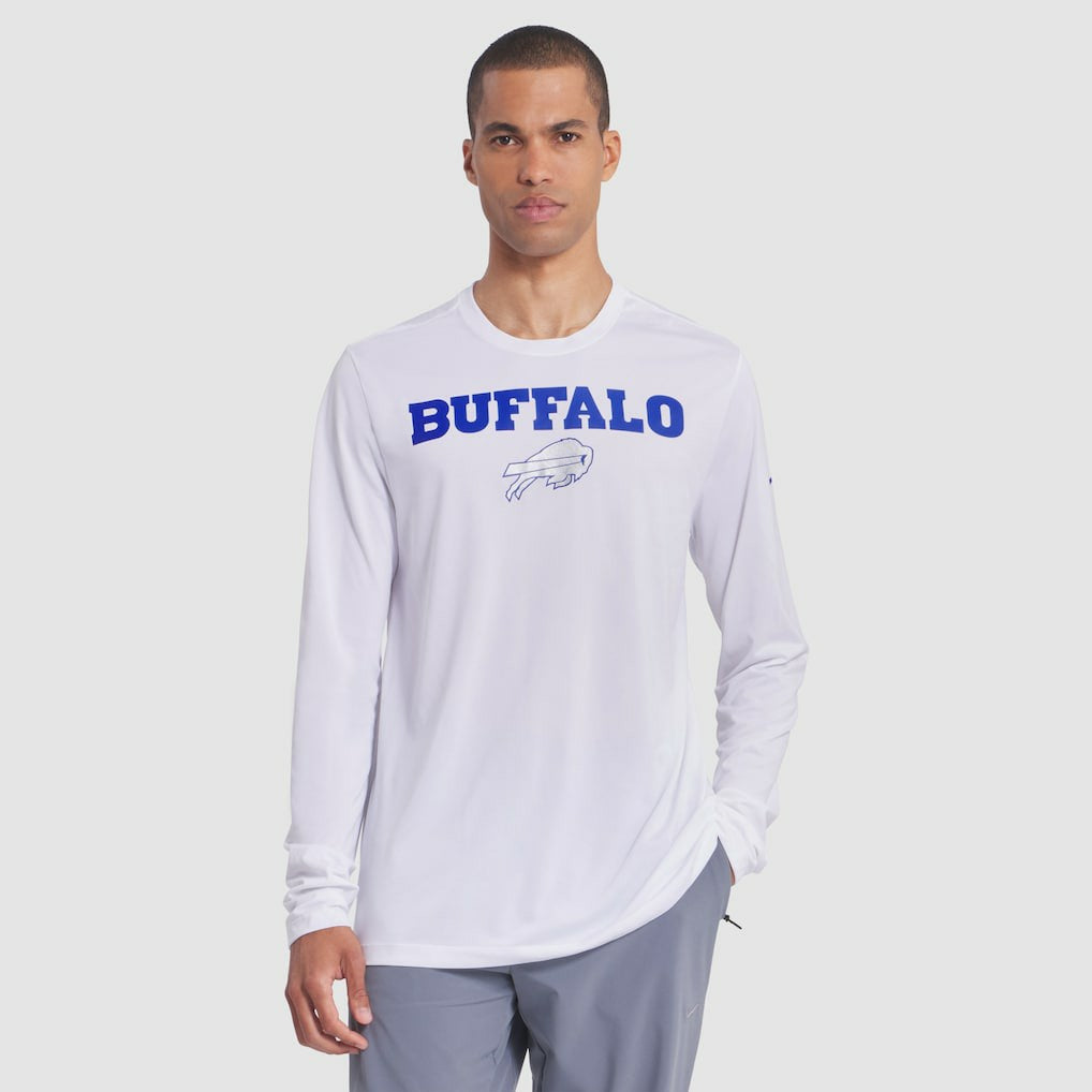 2025 Rivalries Collection Sideline Legend Dri-FIT Long Sleeve T-Shirt - Buffalo Bills