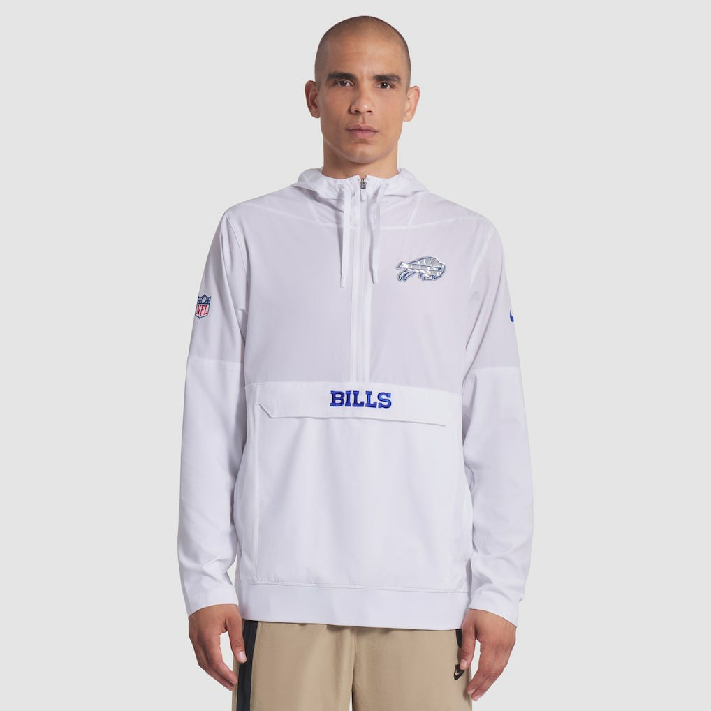 2025 Rivalries Collection Sideline Anorak Half-Zip Hoodie Jacket - Buffalo Bills