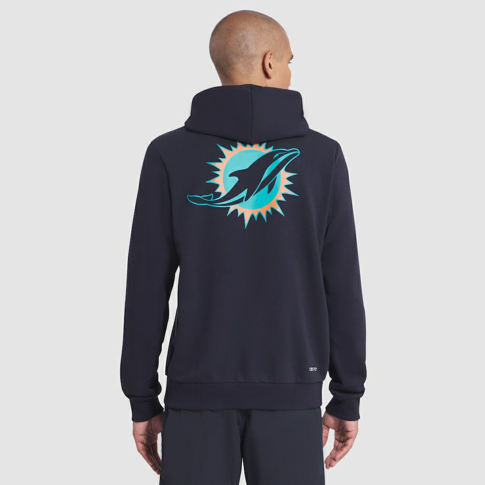 2025 Rivalries Collection Standard Issue Sideline Dri-FIT Hoodie - Miami Dolphins