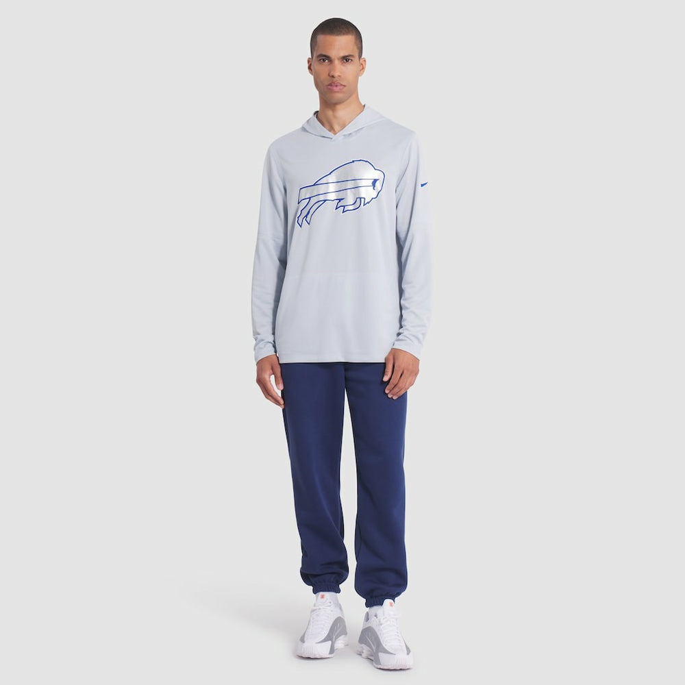 2025 Rivalries Collection Sideline Dri-FIT Long Sleeve Hoodie T-Shirt - Buffalo Bills