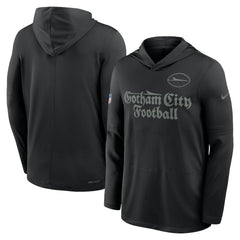 2025 Rivalries Collection Sideline Dri-FIT Long Sleeve Hoodie T-Shirt - New York Jets