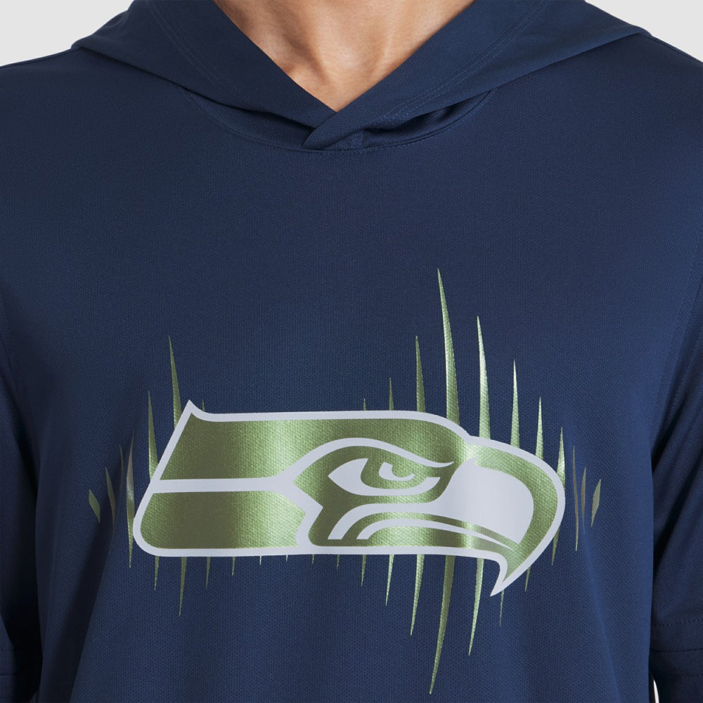2025 Rivalries Collection Sideline Dri-FIT Long Sleeve Hoodie T-Shirt - Seattle Seahawks