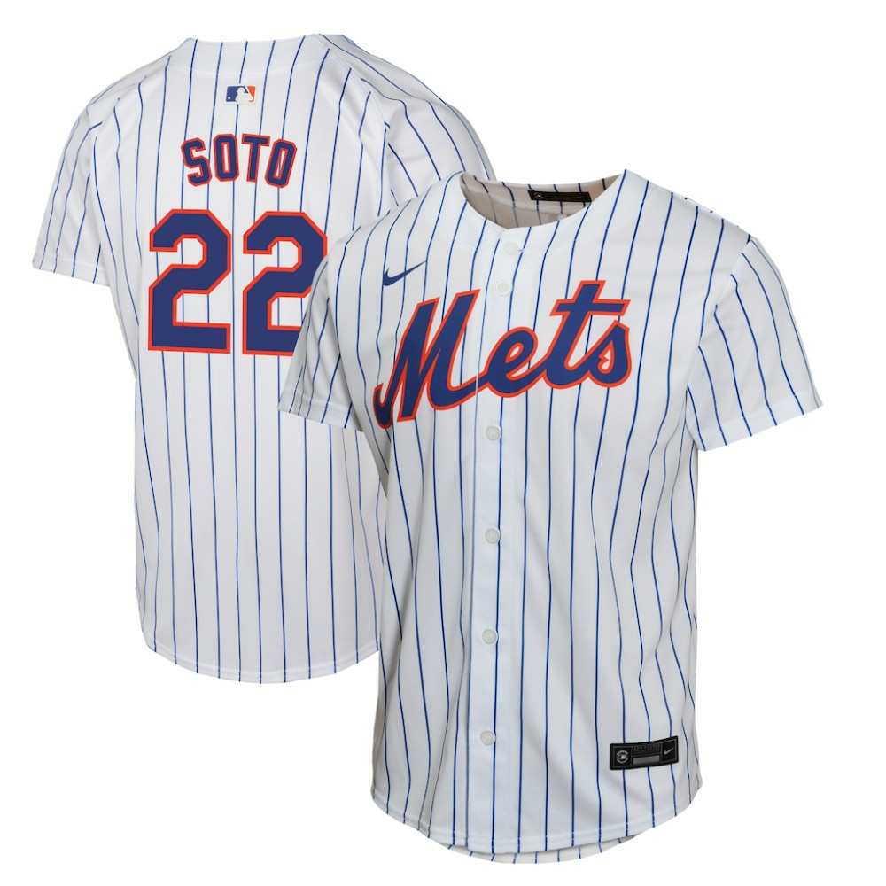 MLB Juan Soto New York Mets Nike Youth Home Game Player Jersey