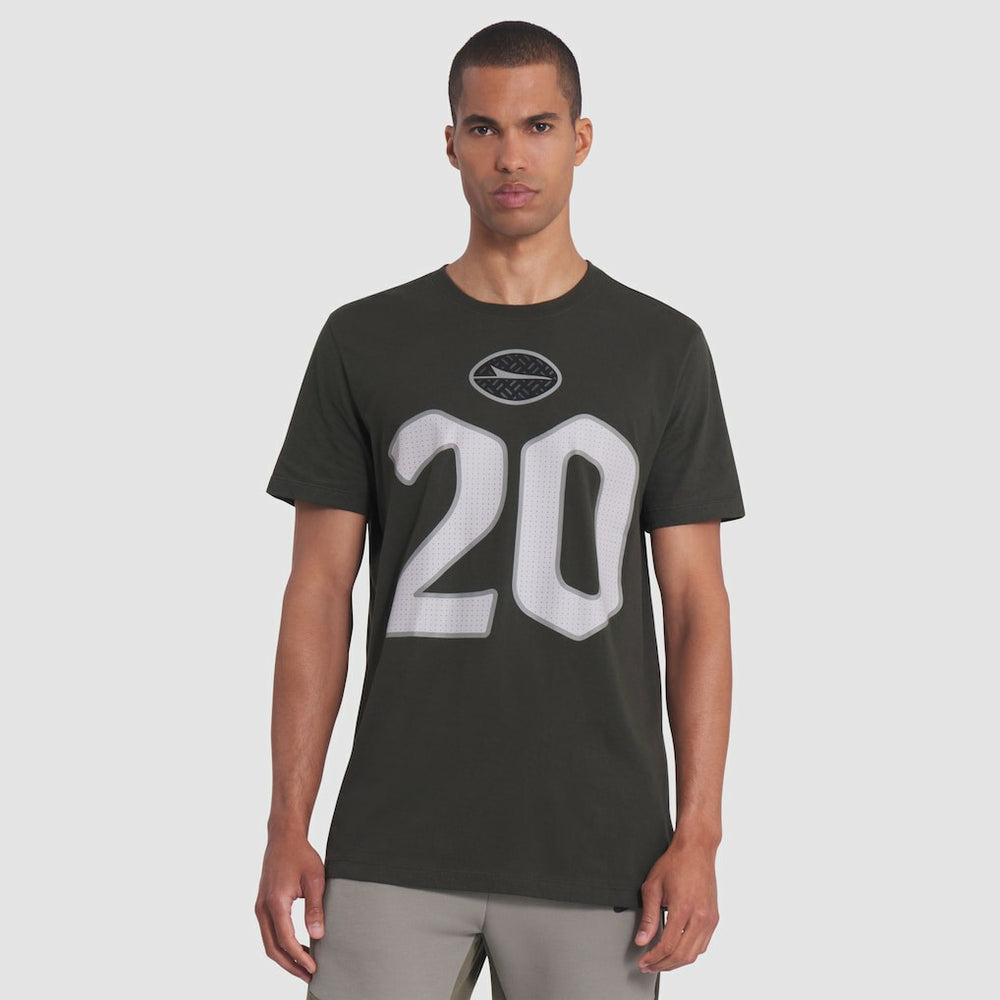 Breece Hall  2025 Rivalries Collection Player Name & Number T-Shirt - New York Jets