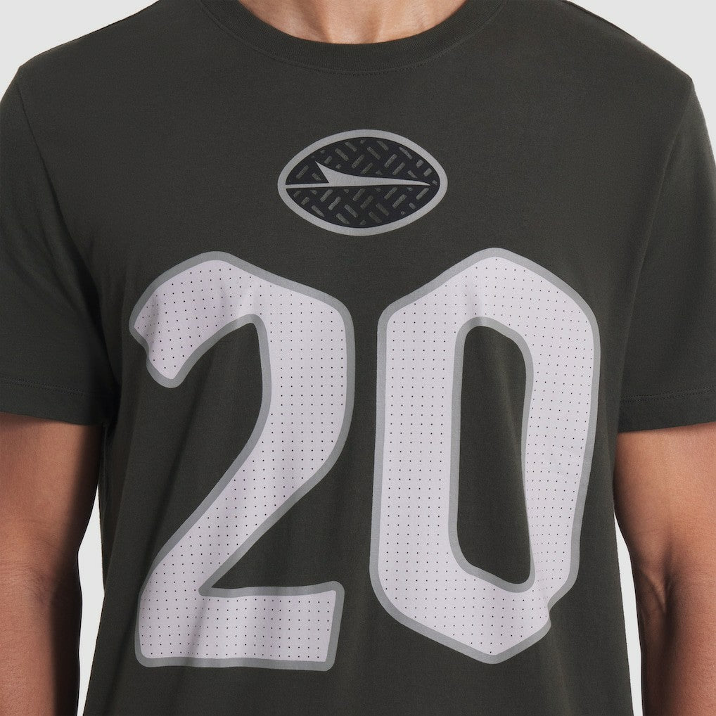 Breece Hall  2025 Rivalries Collection Player Name & Number T-Shirt - New York Jets