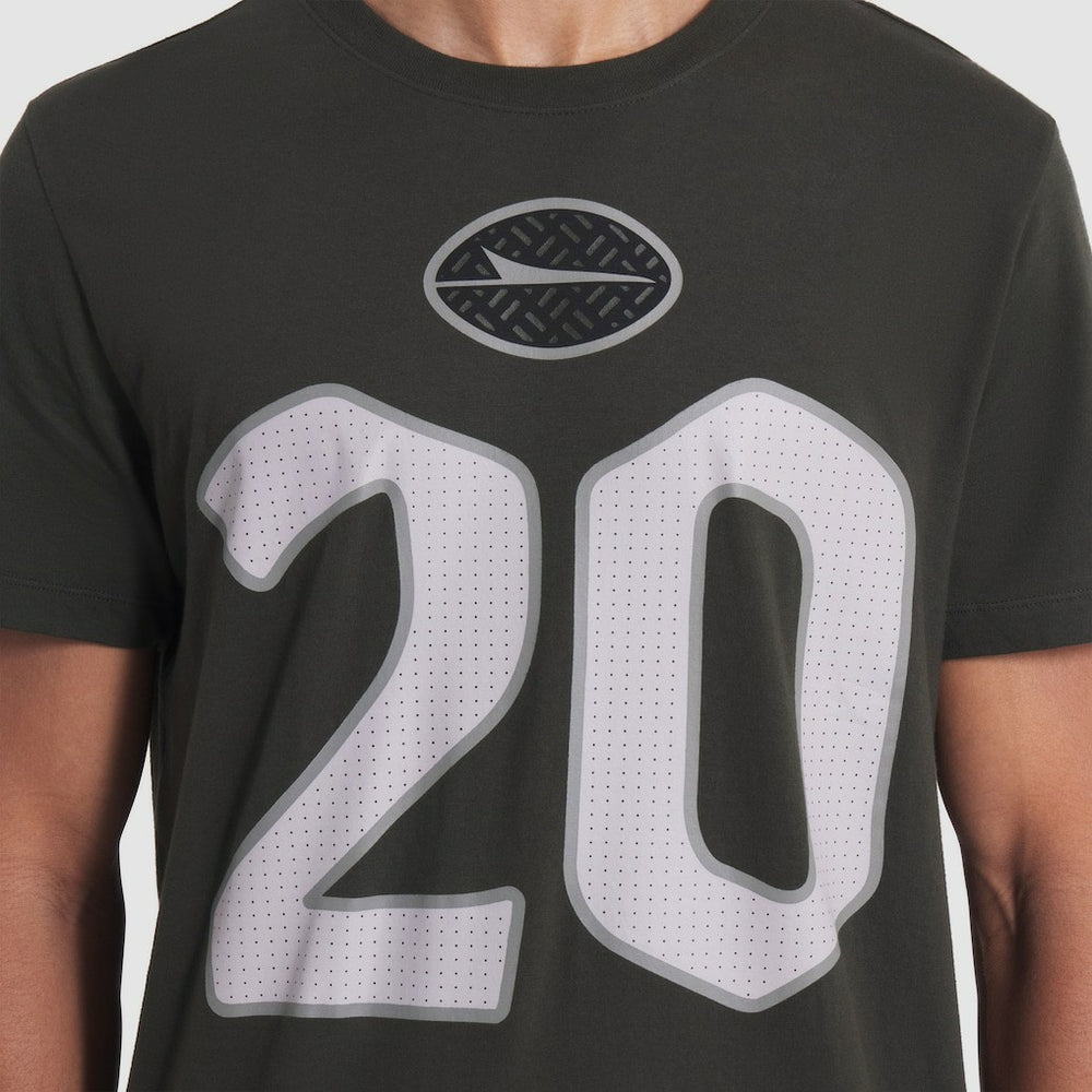 Breece Hall  2025 Rivalries Collection Player Name & Number T-Shirt - New York Jets