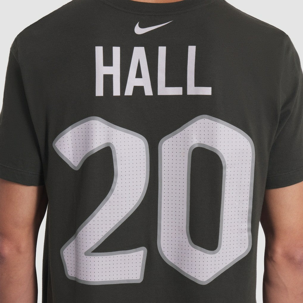 Breece Hall  2025 Rivalries Collection Player Name & Number T-Shirt - New York Jets