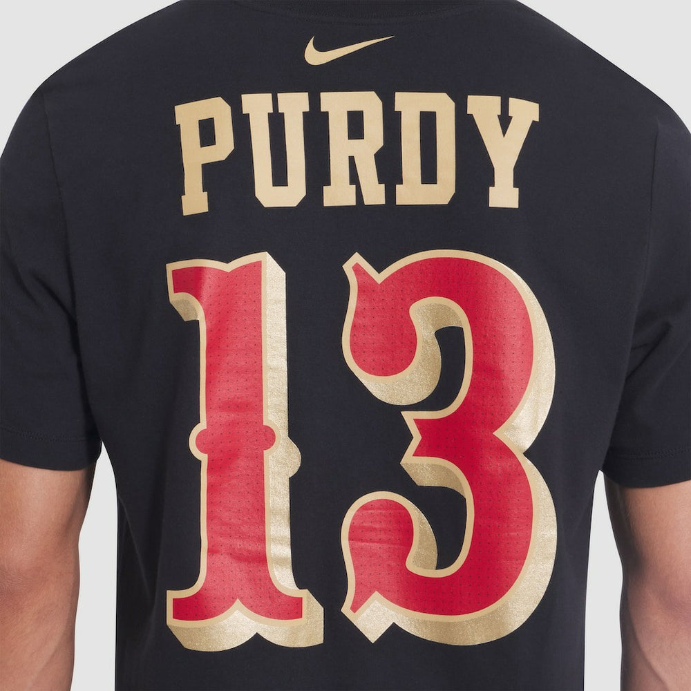 Brock Purdy  2025 Rivalries Collection Player Name & Number T-Shirt - San Francisco 49ers