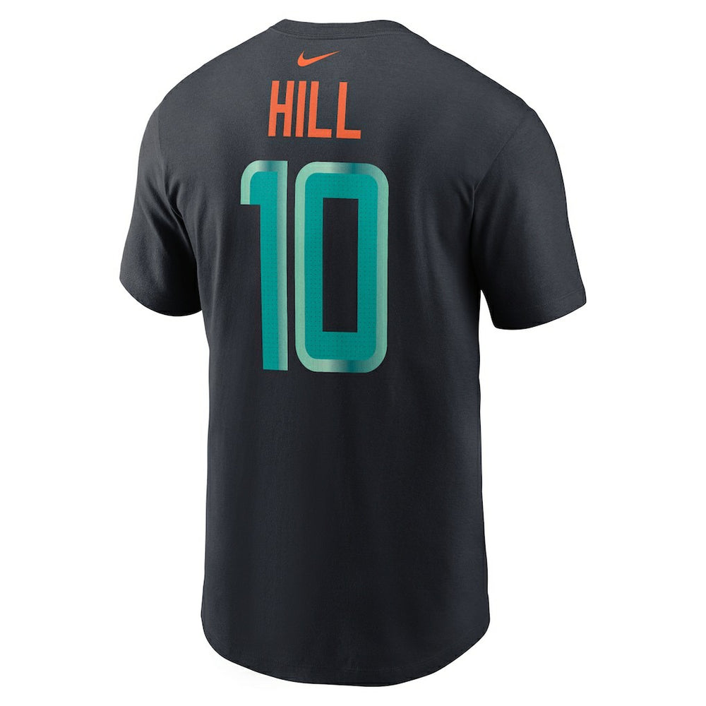 Tyreek Hill  2025 Rivalries Collection Player Name & Number T-Shirt - Miami Dolphins