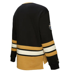 NHL Black Vegas Golden Knights Heritage Lace-Up Pullover Sweatshirt