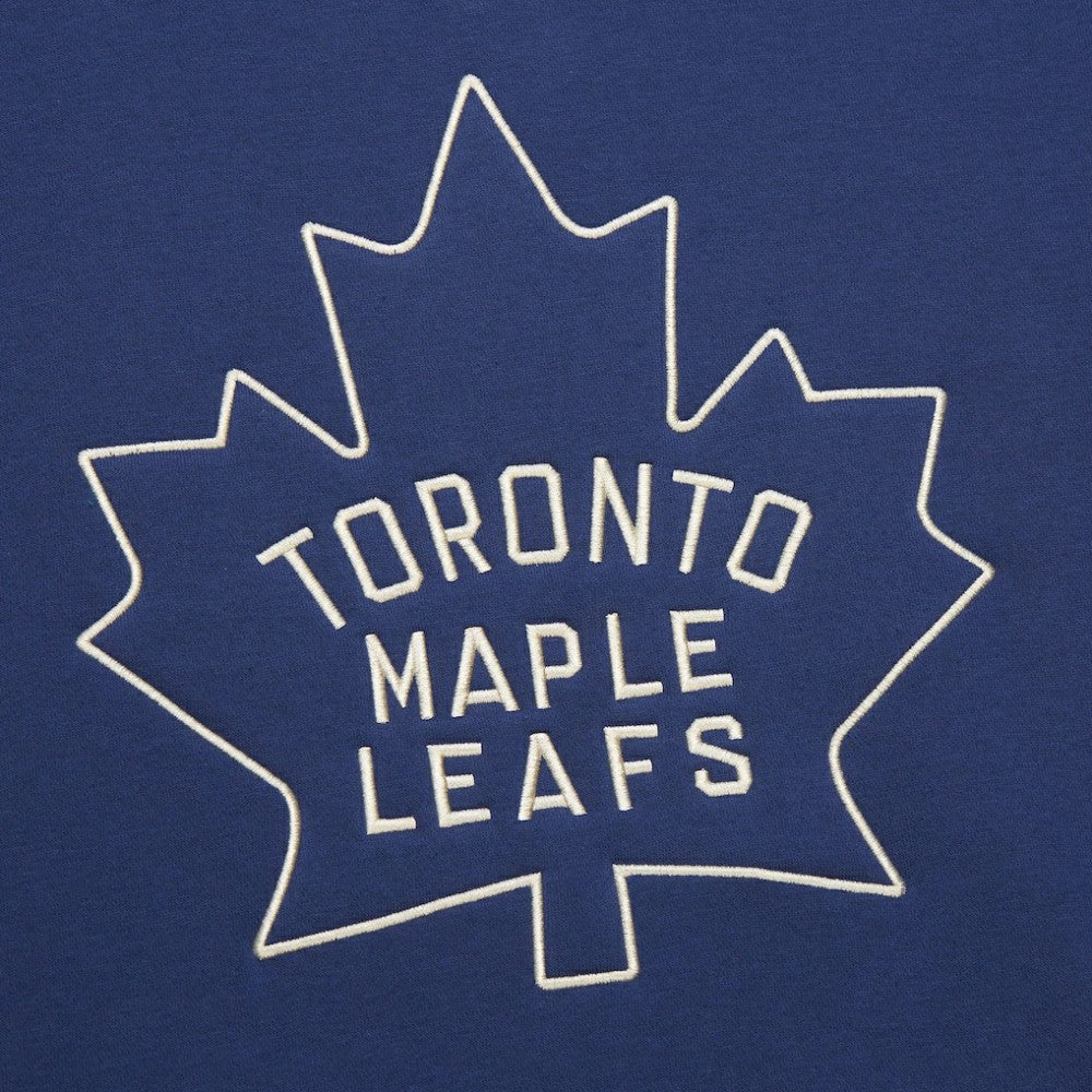 NHL Blue Toronto Maple Leafs Heritage Lace-Up Pullover Sweatshirt