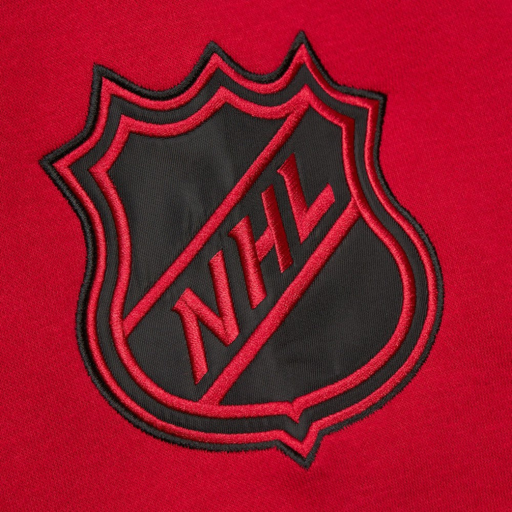 NHL Red New Jersey Devils Heritage Lace-Up Pullover Sweatshirt