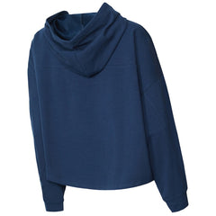 USWNT Concepts Sport Women's Elevation Tri-Blend Long Sleeve Pullover Hoodie -  Navy