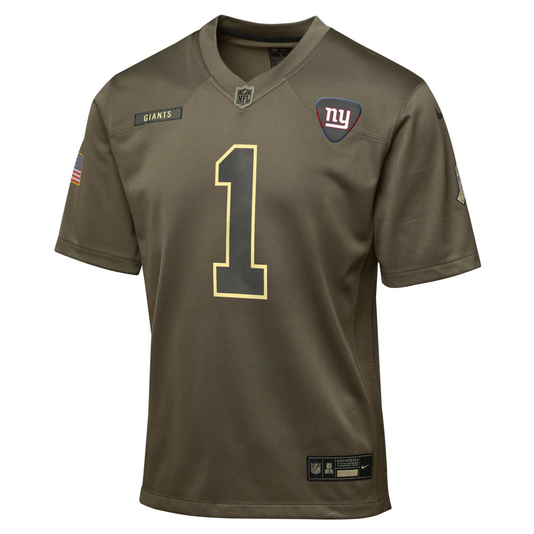 Malik Nabers  Youth 2025 Salute to Service Game Jersey - New York Giants