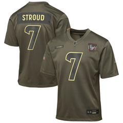 C.J. Stroud  Youth 2025 Salute to Service Game Jersey - Houston Texans