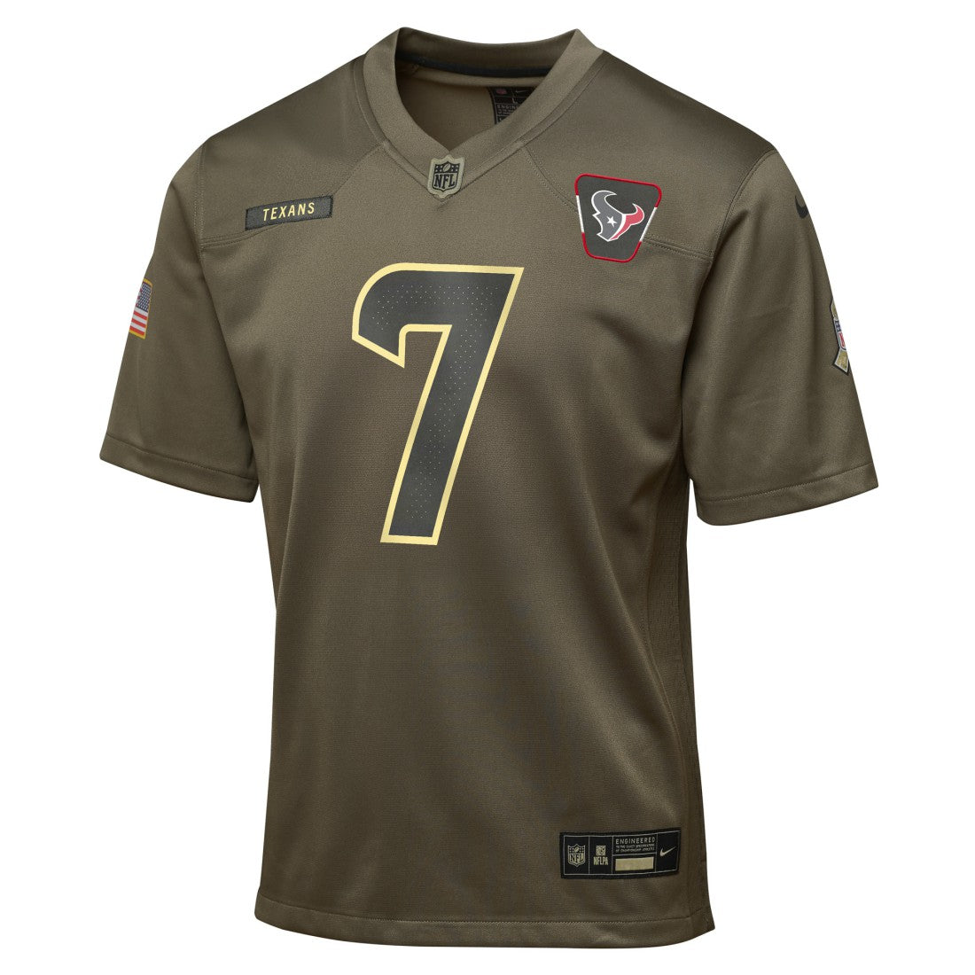 C.J. Stroud  Youth 2025 Salute to Service Game Jersey - Houston Texans