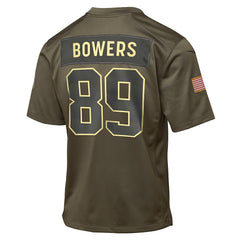 Brock Bowers  Youth 2025 Salute to Service Game Jersey - Las Vegas Raiders