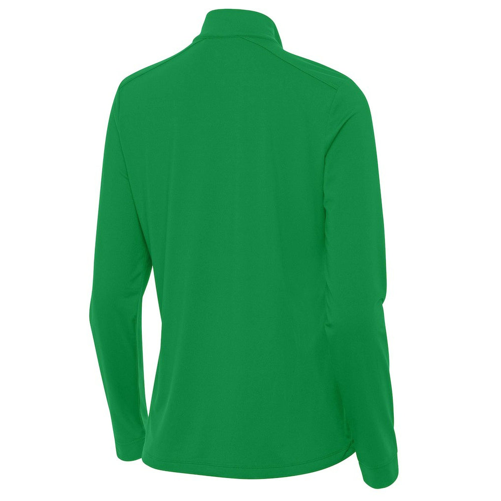 Antigua Women's St. Patrick's Day Intent Quarter-Zip Performance Top - Pittsburgh Steelers