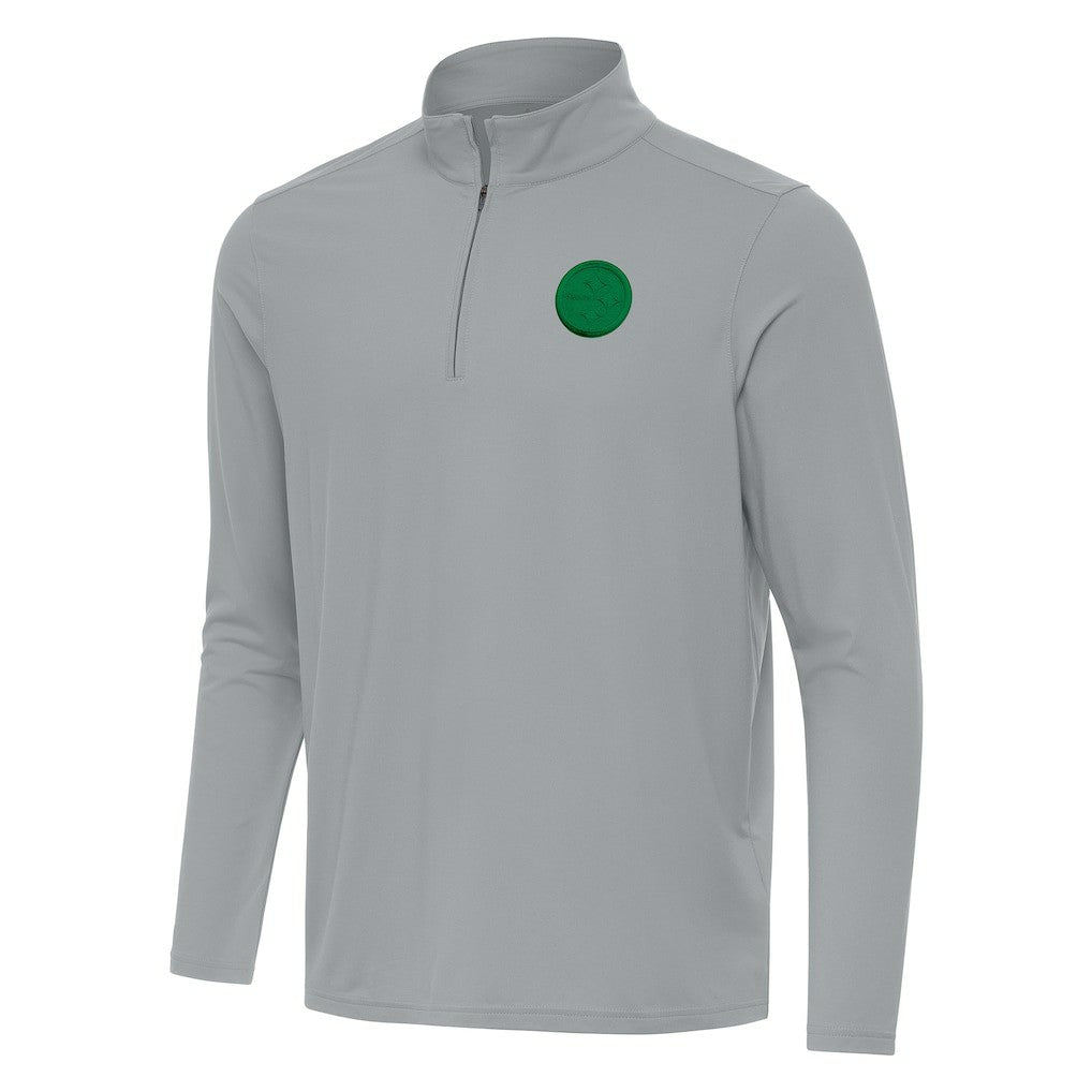 Antigua St Patrick Day Intent Quarter-Zip Pullover Top - Pittsburgh Steelers