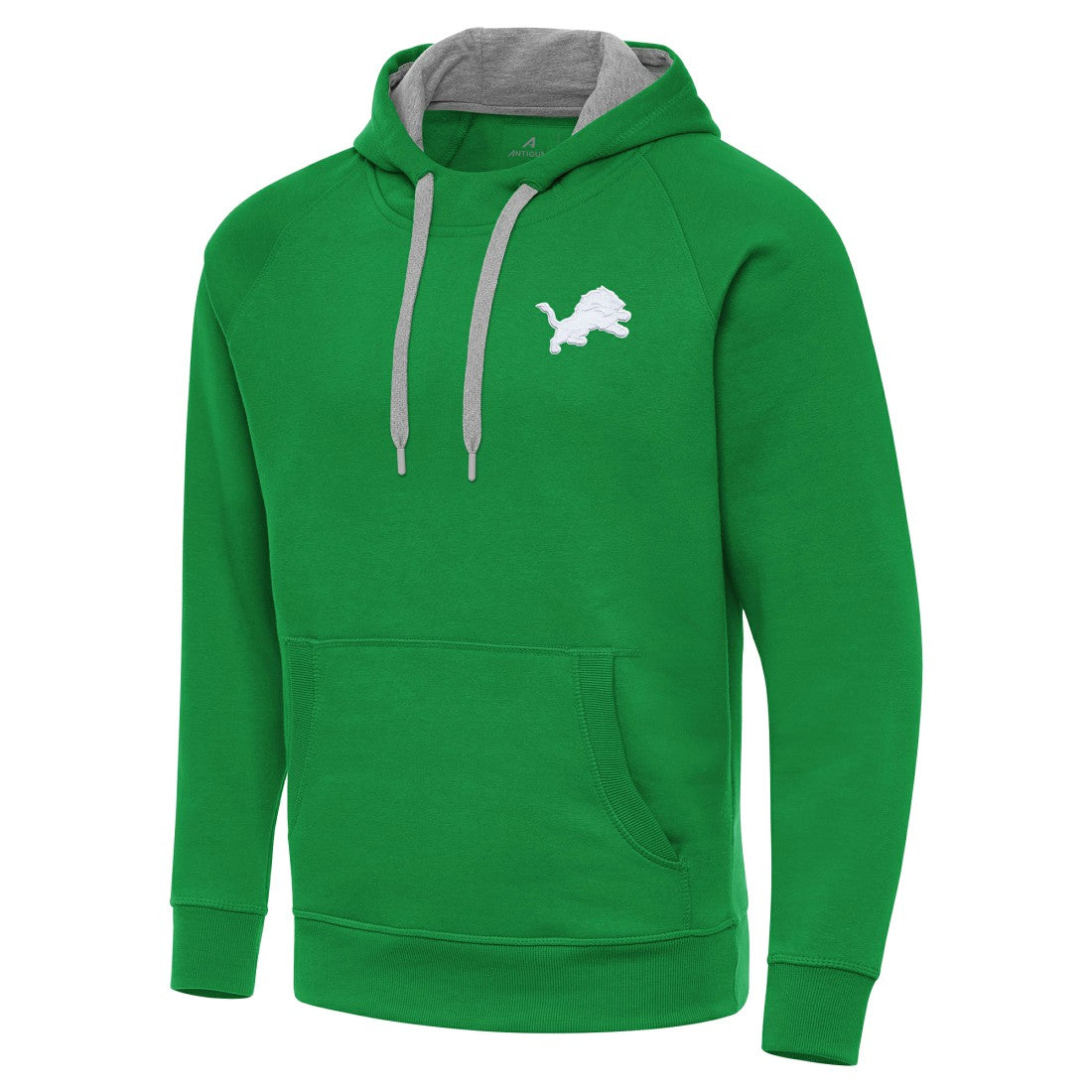 Antigua St. Patrick's Day Victory Pullover Hoodie - Detroit Lions