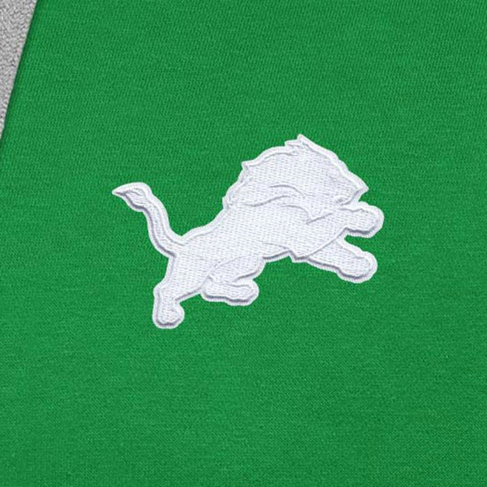Antigua St. Patrick's Day Victory Pullover Hoodie - Detroit Lions
