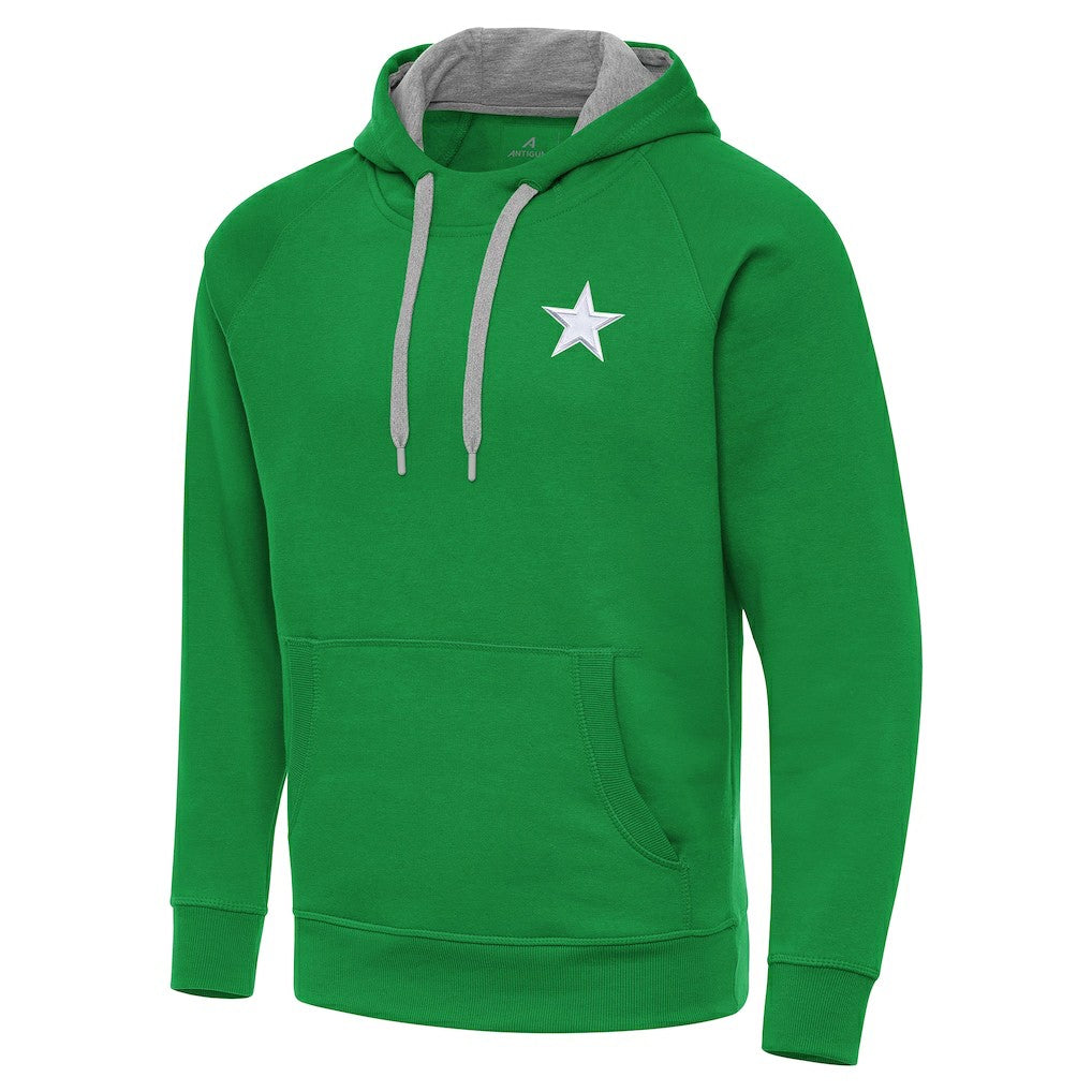 Antigua St. Patrick's Day Victory Pullover Hoodie - Dallas Cowboys