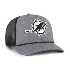 '47 Carbon Rope Trucker Adjustable Hat - Miami Dolphins