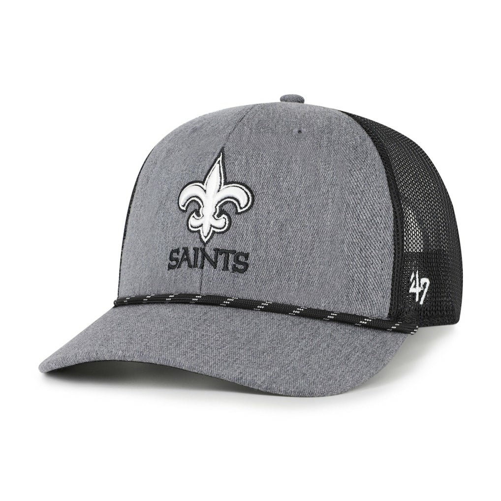 '47 Carbon Rope Trucker Adjustable Hat - New Orleans Saints