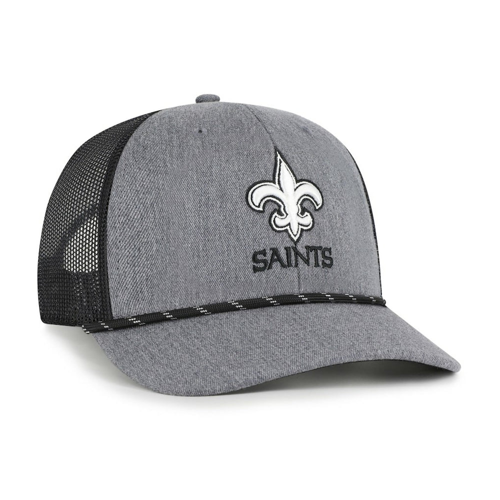 '47 Carbon Rope Trucker Adjustable Hat - New Orleans Saints
